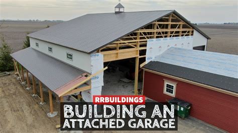 attaching a metal building to a house|metal building additions.